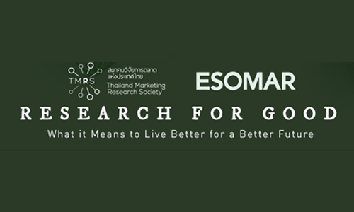 ESOMAR RESEARCH FOR GOOD