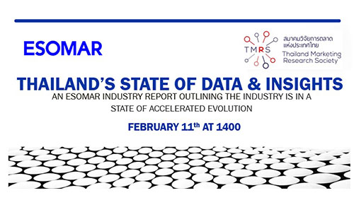 ESOMAR : THAILAND’S STATE OF DATA & INSIGHTS