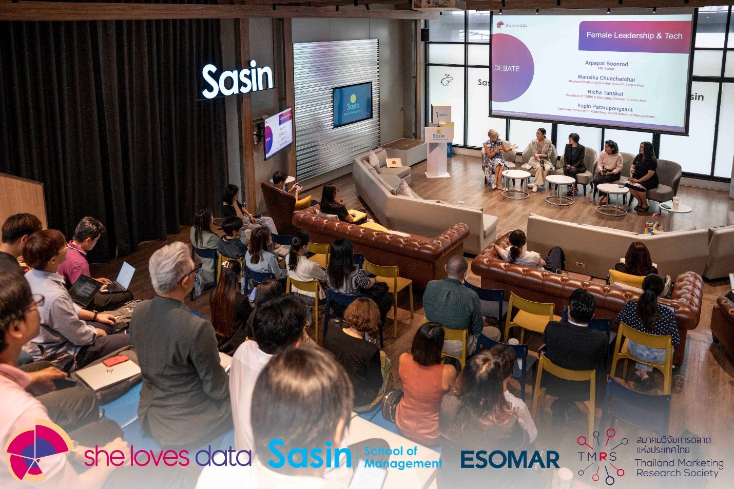 SHELOVESDATA EVENT AT SASIN SUPPORTED BY ESOMAR – JULY 23RD